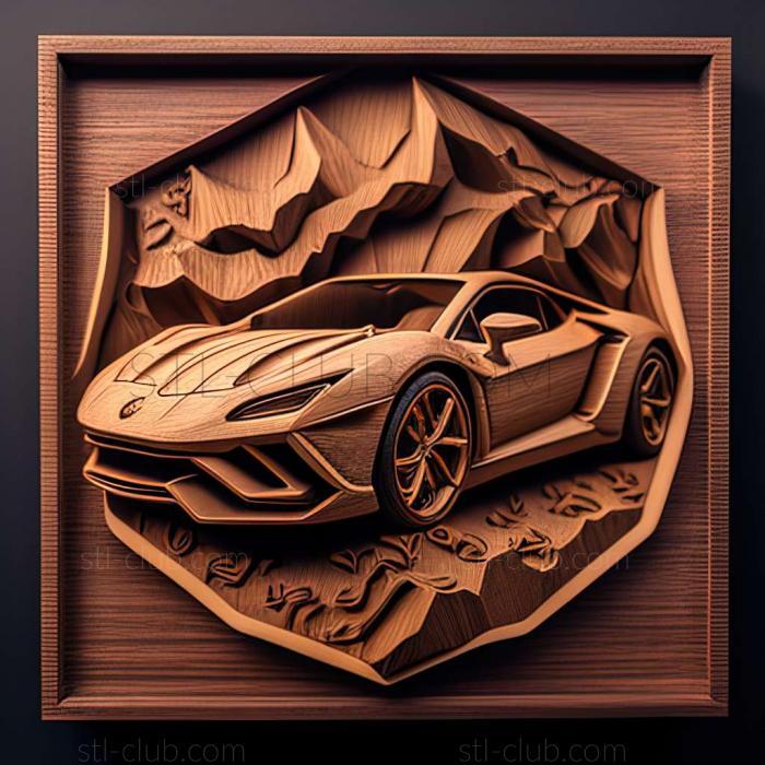 3D model Lamborghini Asterion (STL)